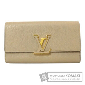Louis Vuitton Portefeuille Capucines Galet Long Wallet Taurillon Leather